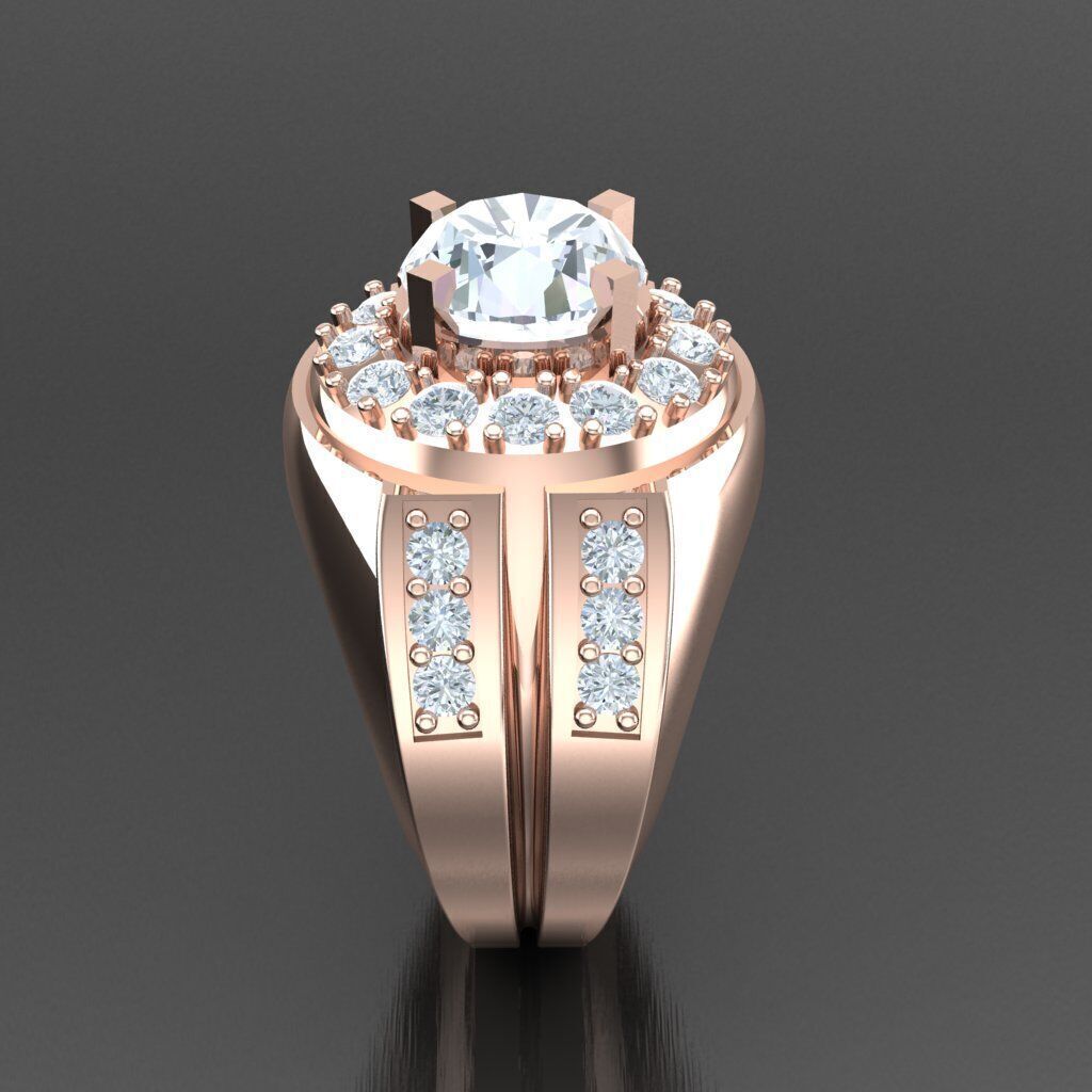 Man Ring New Design 3MR076 3D print model_10