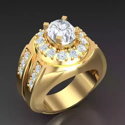 Man Ring New Design 3MR076 3D print model