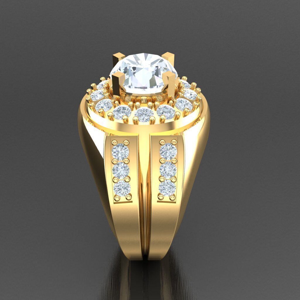 Man Ring New Design 3MR076 3D print model_11