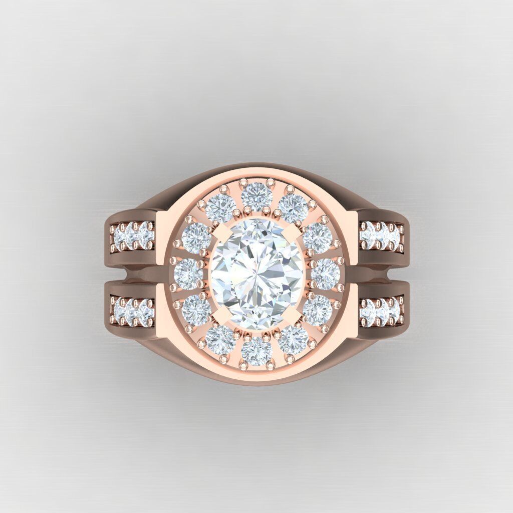 Man Ring New Design 3MR076 3D print model_6