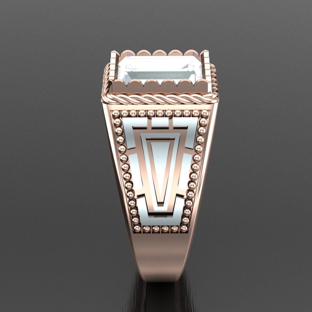 Man Ring New Design 3MR075 3D print model_10