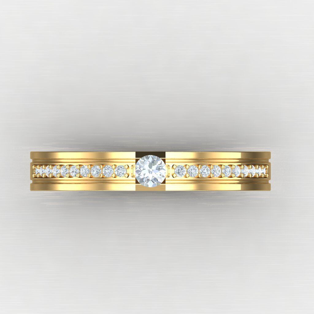 Man Ring New Design 3MR072 3D model_7