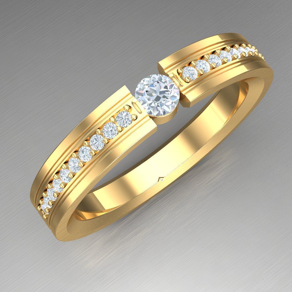 Man Ring New Design 3MR072 3D model_9