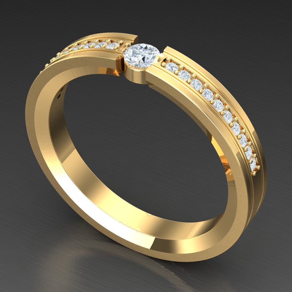 Man Ring New Design 3MR072 3D model_5