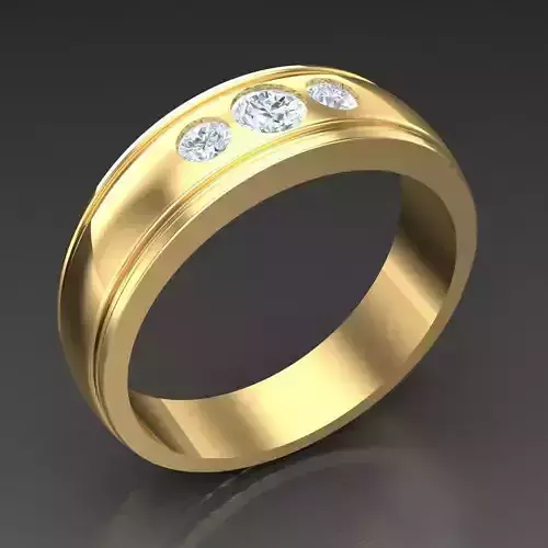 Man Ring New Design 3MR070 3D model