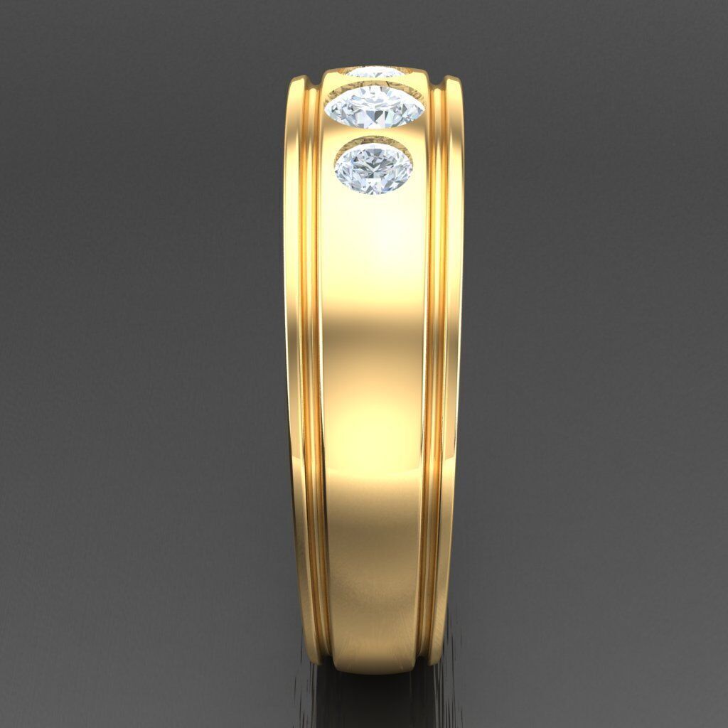Man Ring New Design 3MR070 3D model_11