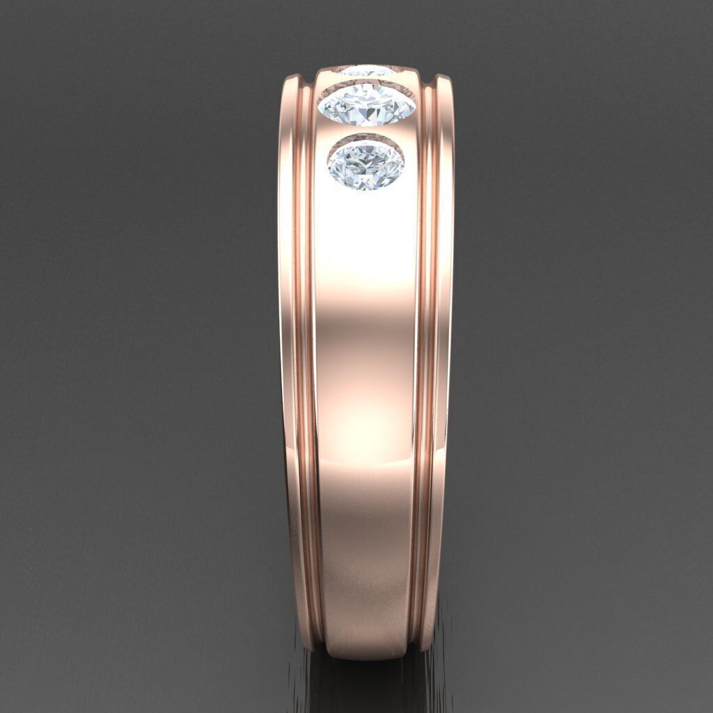 Man Ring New Design 3MR070 3D model_10