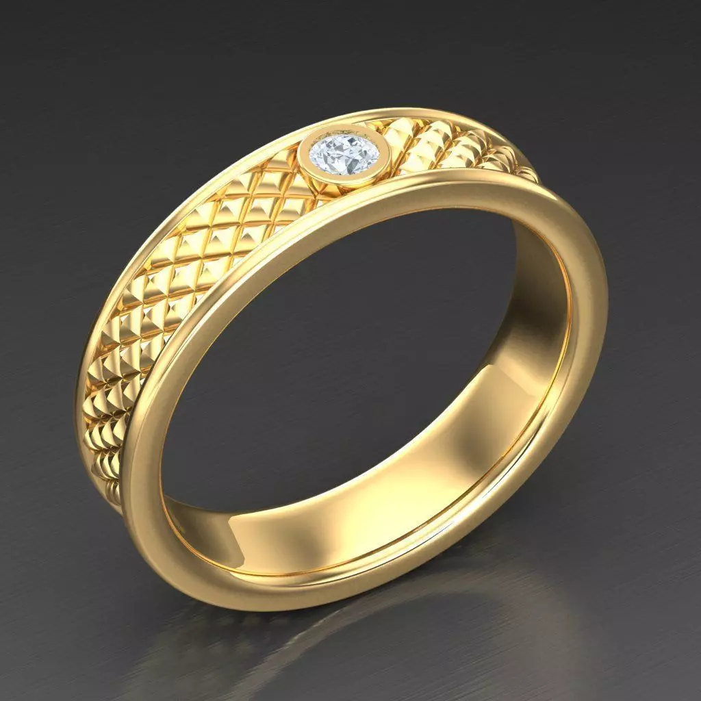 Man Ring New Design 3MR069 3D model_0