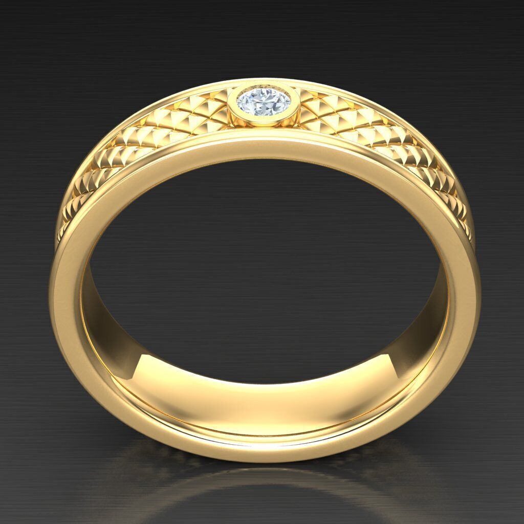 Man Ring New Design 3MR069 3D model_3