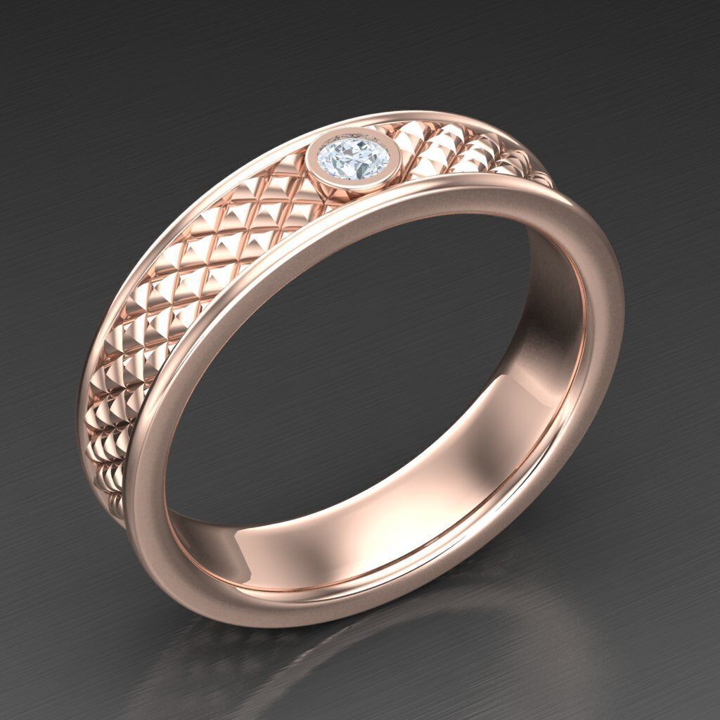 Man Ring New Design 3MR069 3D model_1
