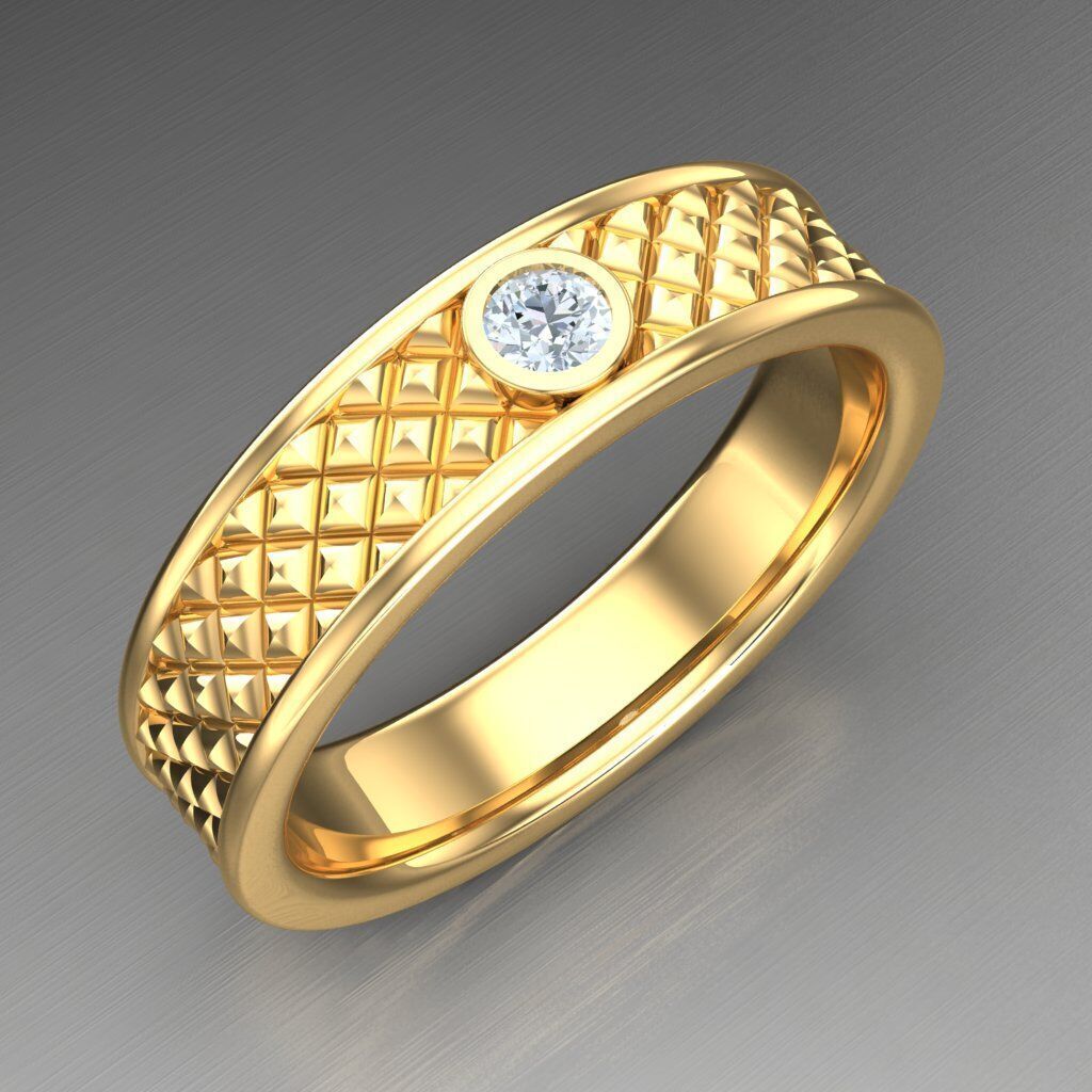 Man Ring New Design 3MR069 3D model_9