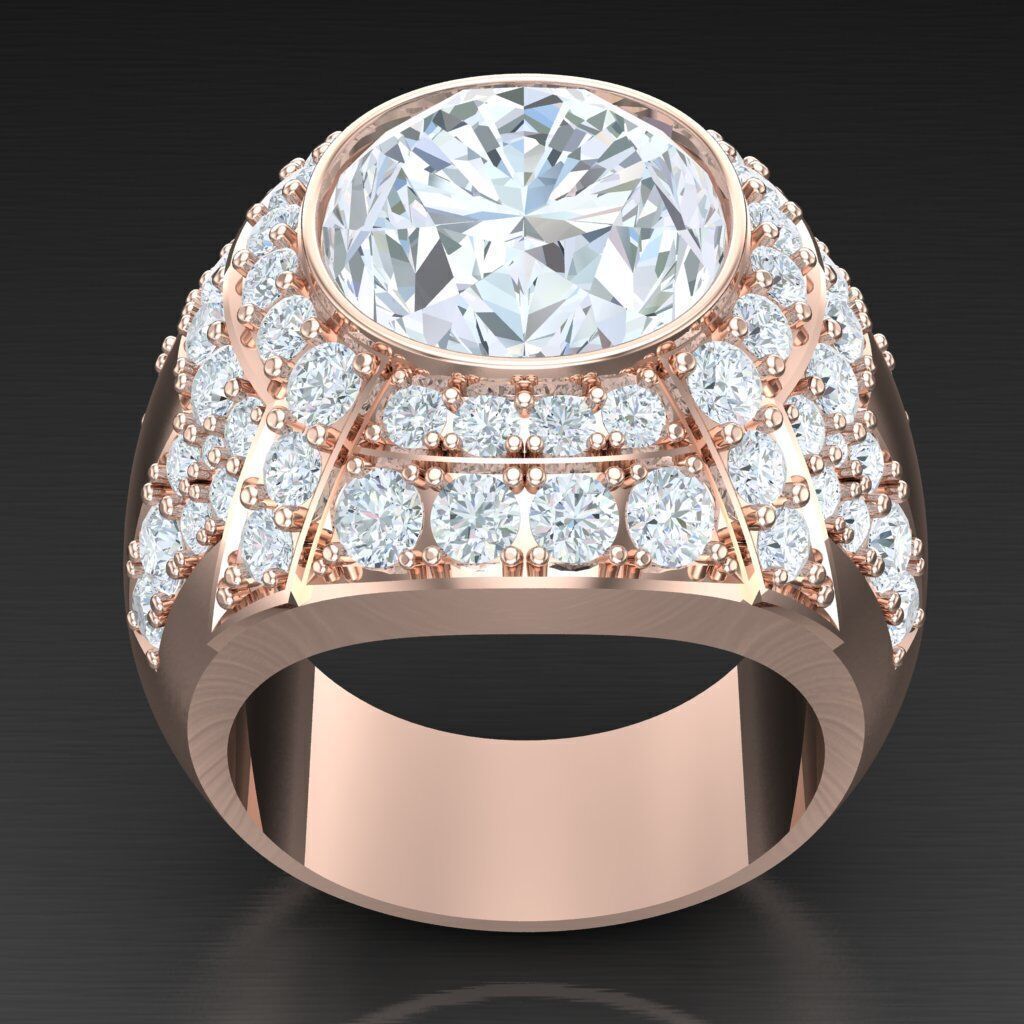 Man Ring New Design 3MR068 3D model_2