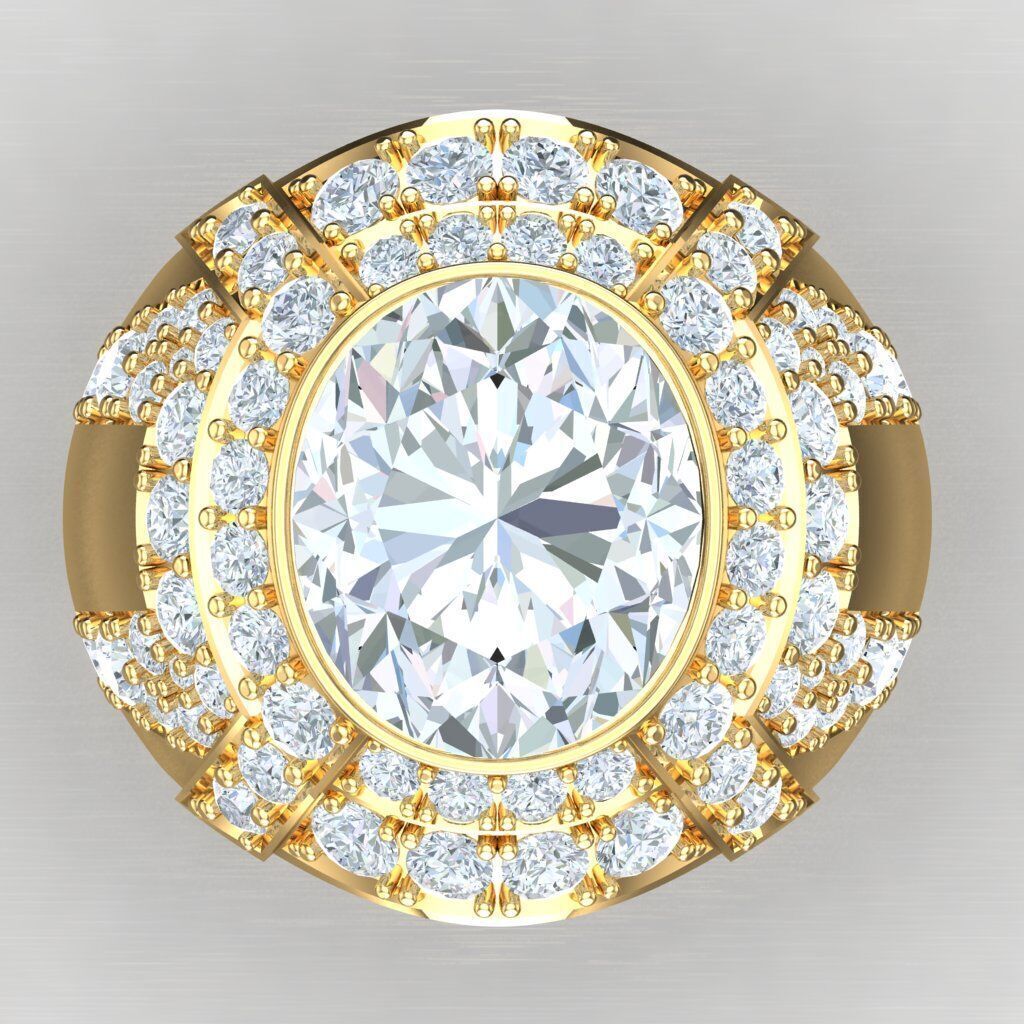 Man Ring New Design 3MR068 3D model_7