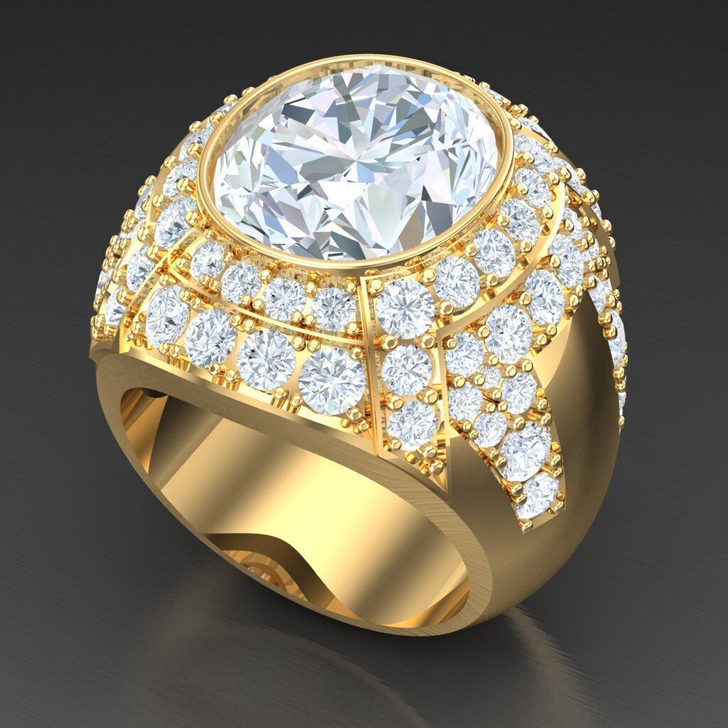 Man Ring New Design 3MR068 3D model_5