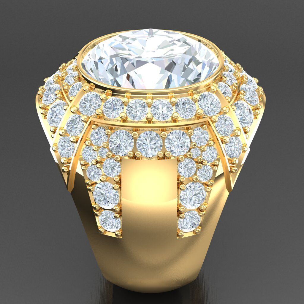 Man Ring New Design 3MR068 3D model_11