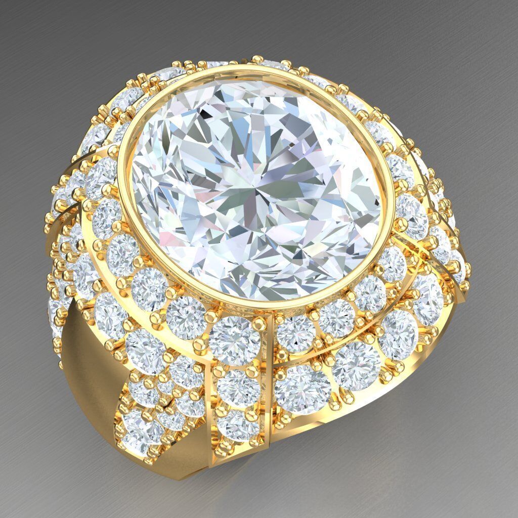 Man Ring New Design 3MR068 3D model_9