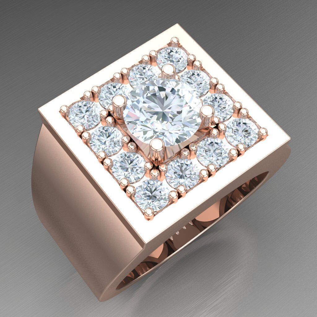 Man Ring New Design 3MR067 3D model_8