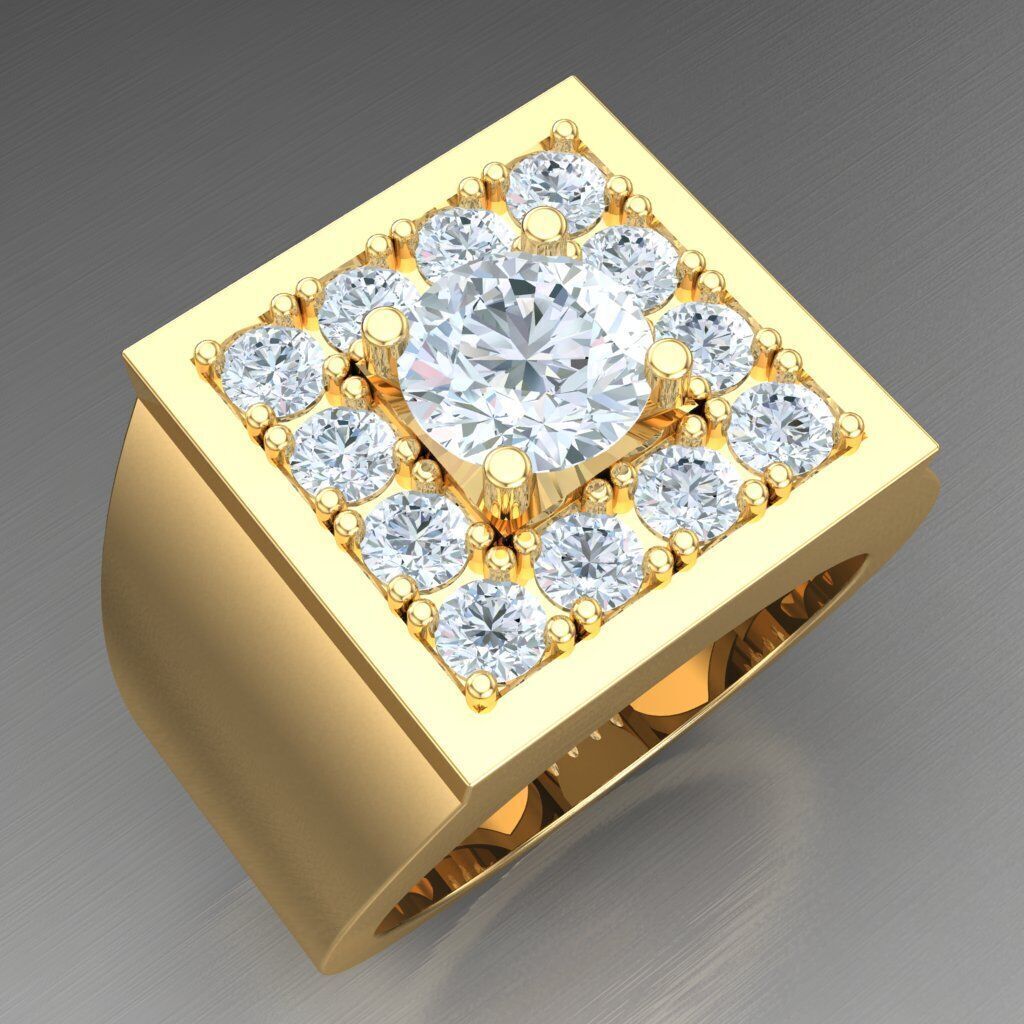 Man Ring New Design 3MR067 3D model_9