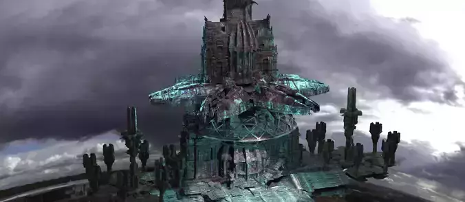 Dark Steampunk Realms tower