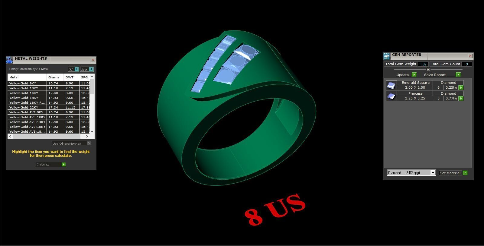 Man Ring New Design 3MR063 3D print model_12