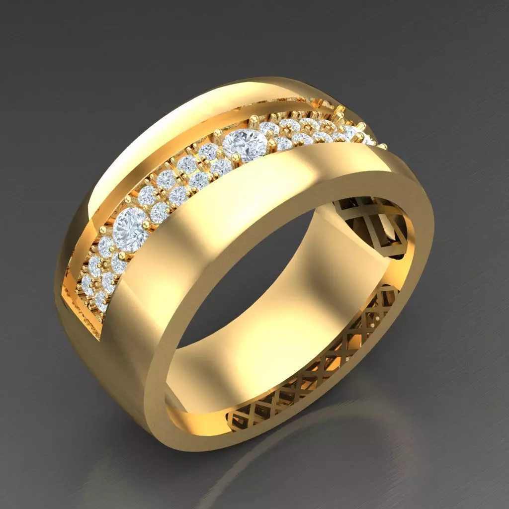 Man Ring New Design 3MR063 3D print model_0