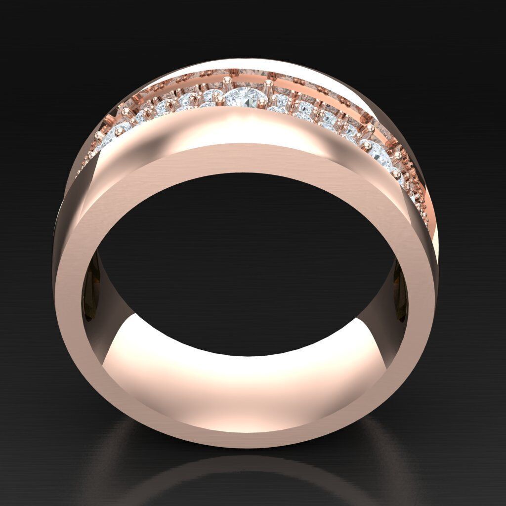 Man Ring New Design 3MR063 3D print model_2