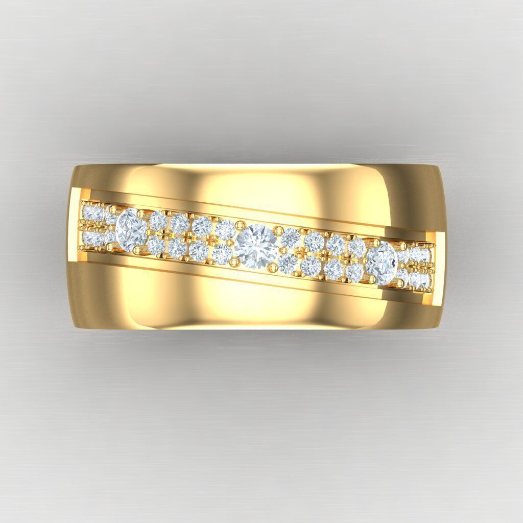 Man Ring New Design 3MR063 3D print model_7