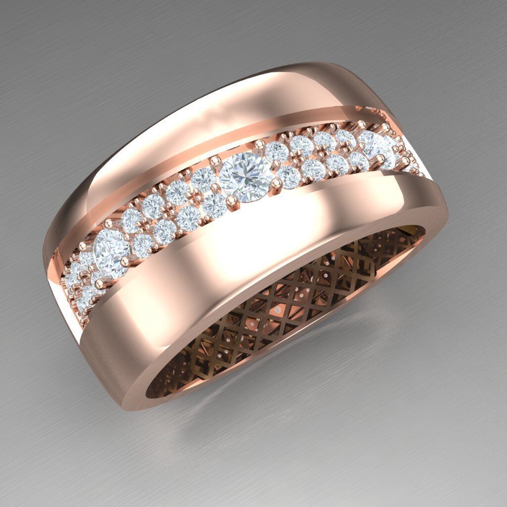 Man Ring New Design 3MR063 3D print model_8