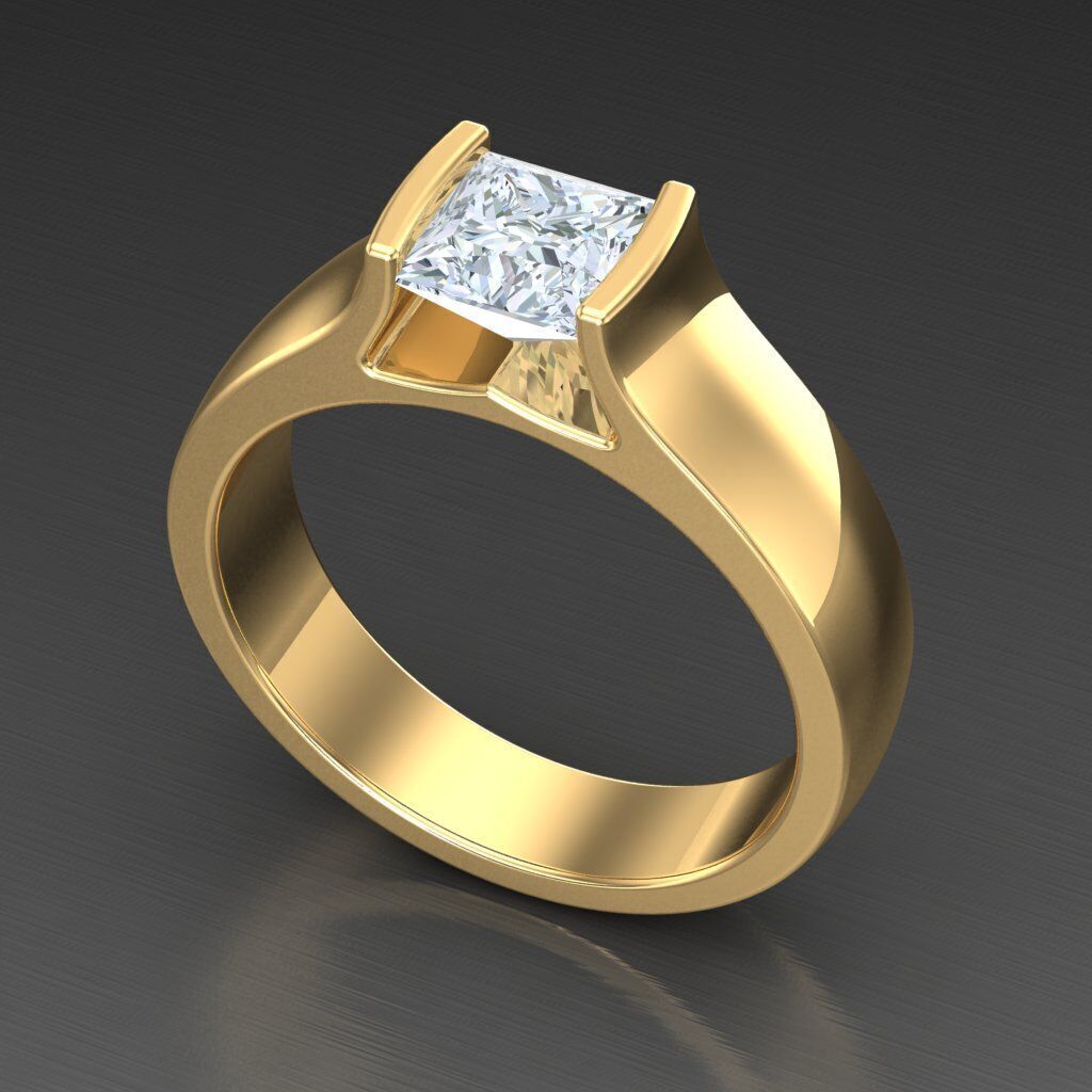 Man Ring New Design 3MR062 3D model_5