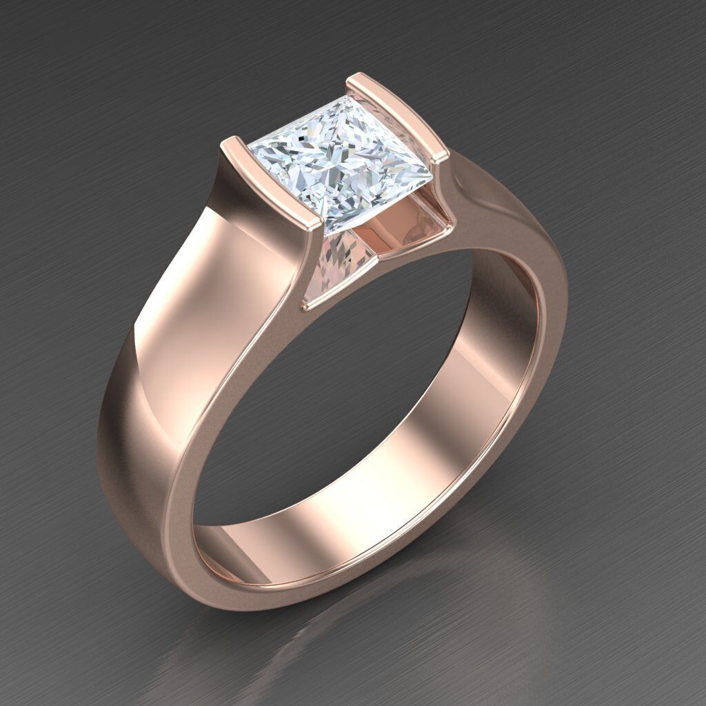 Man Ring New Design 3MR062 3D model_1