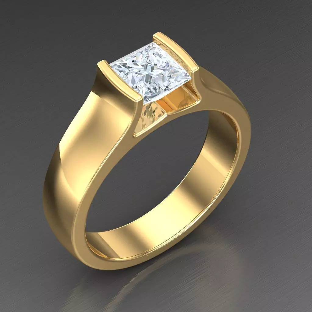 Man Ring New Design 3MR062 3D model_0