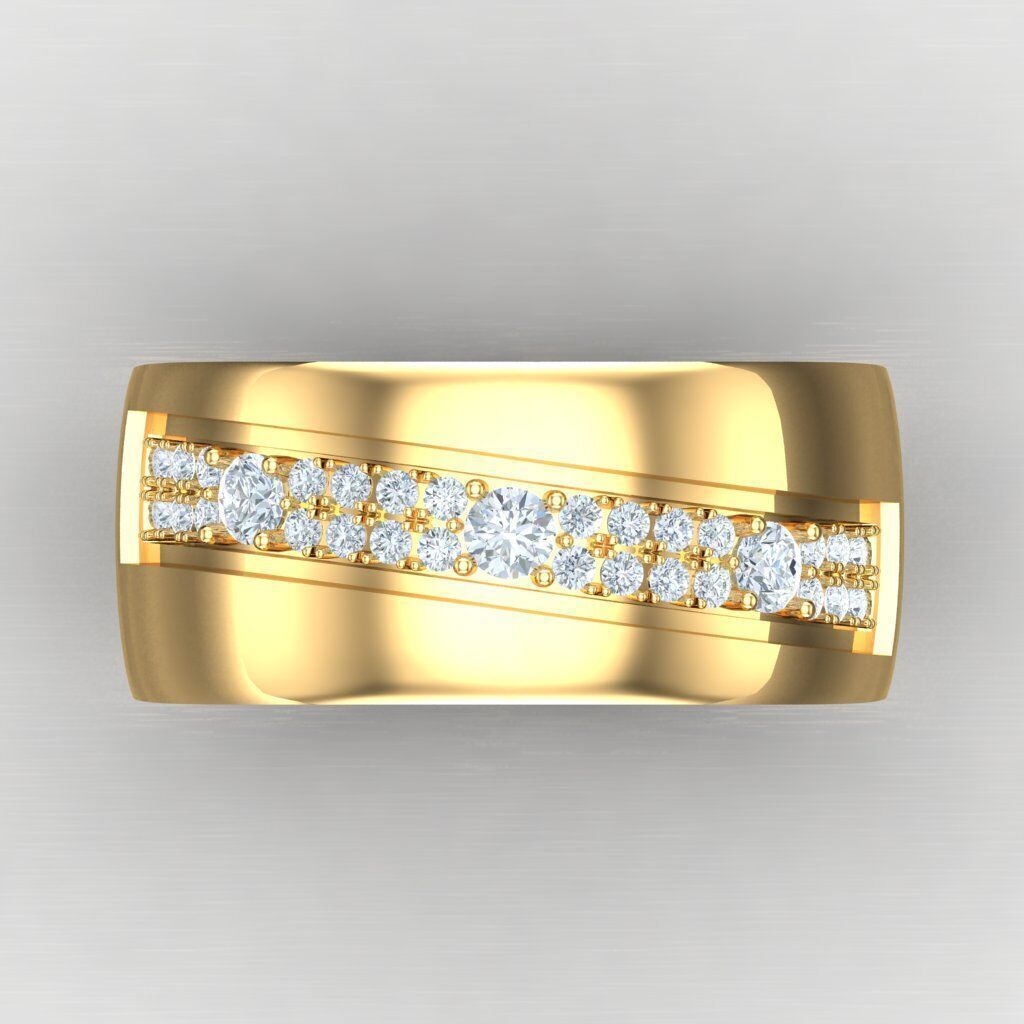 Man Ring New Design 3MR061 3D model_7