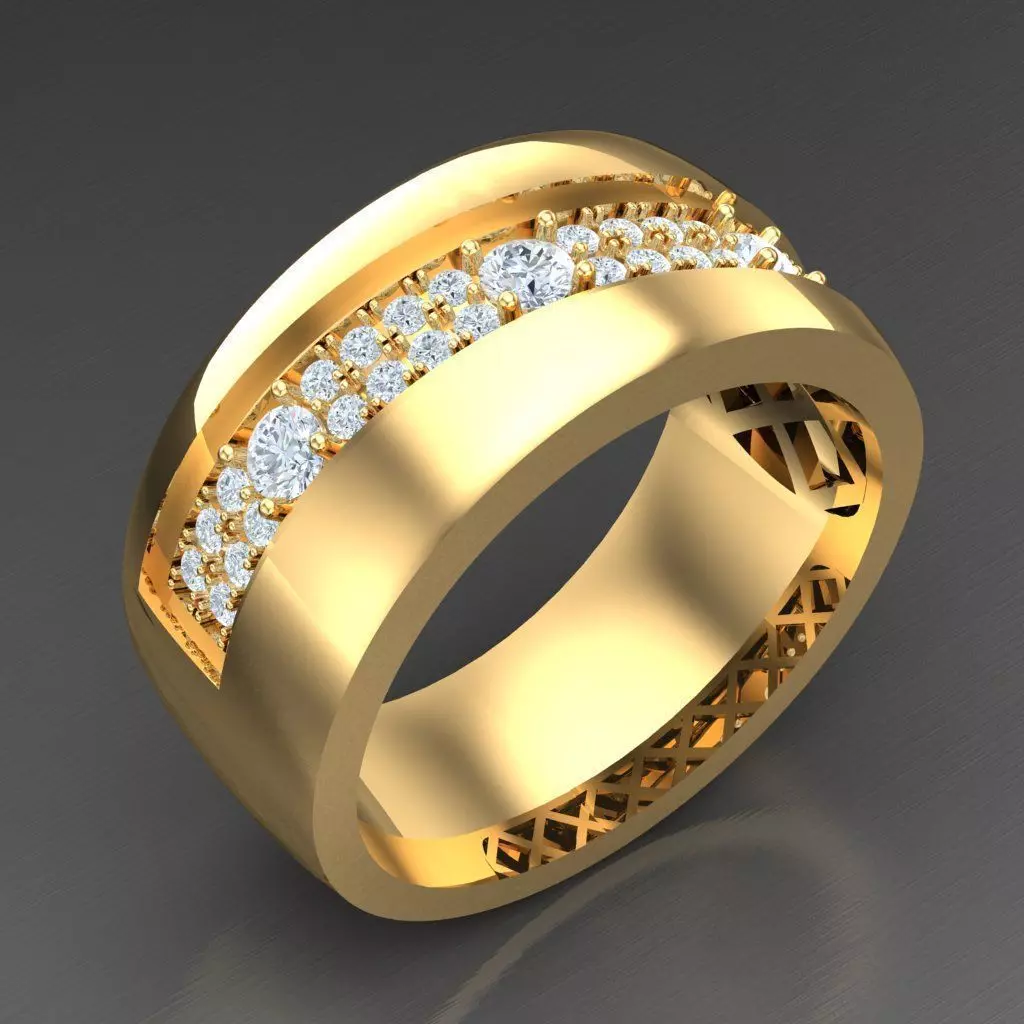 Man Ring New Design 3MR061 3D model_0