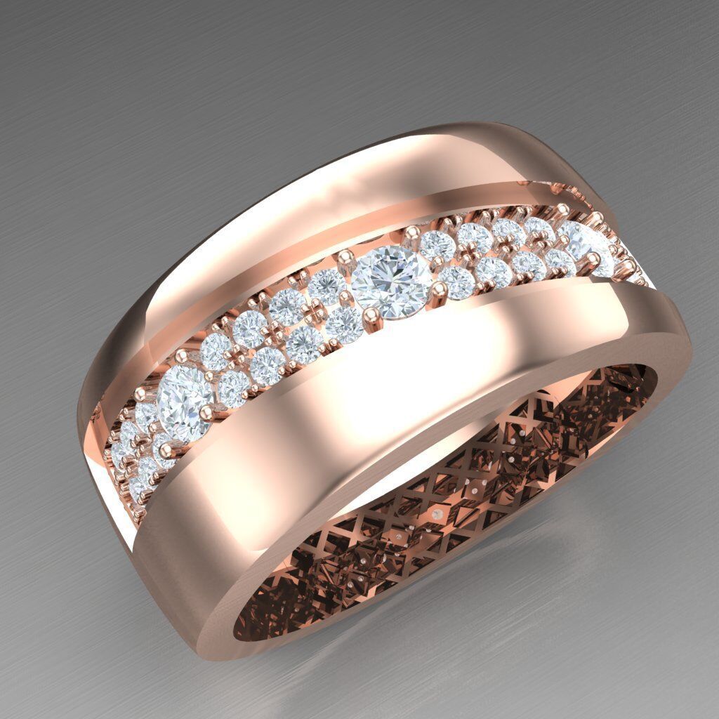 Man Ring New Design 3MR061 3D model_8