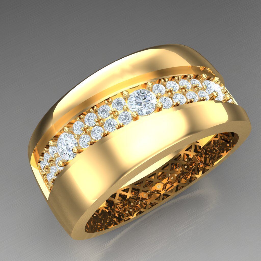 Man Ring New Design 3MR061 3D model_9
