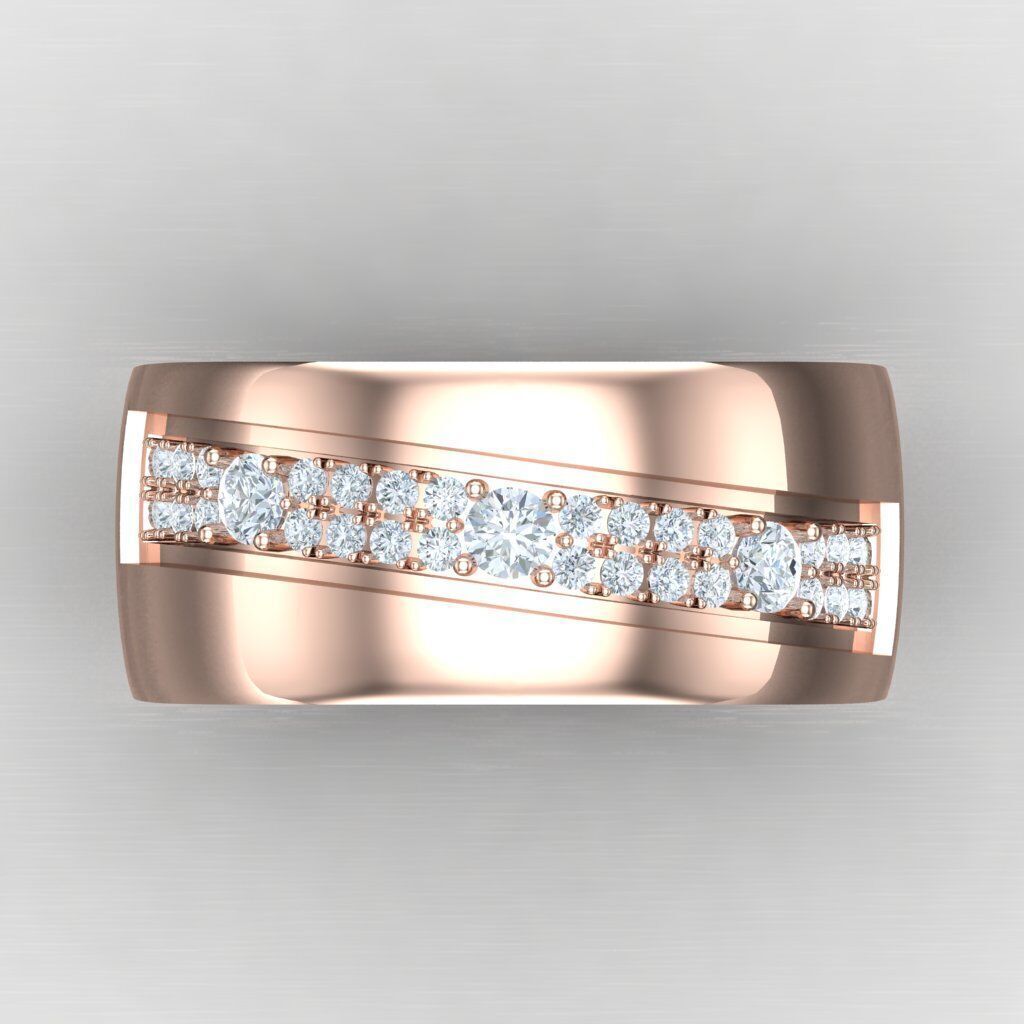 Man Ring New Design 3MR061 3D model_6