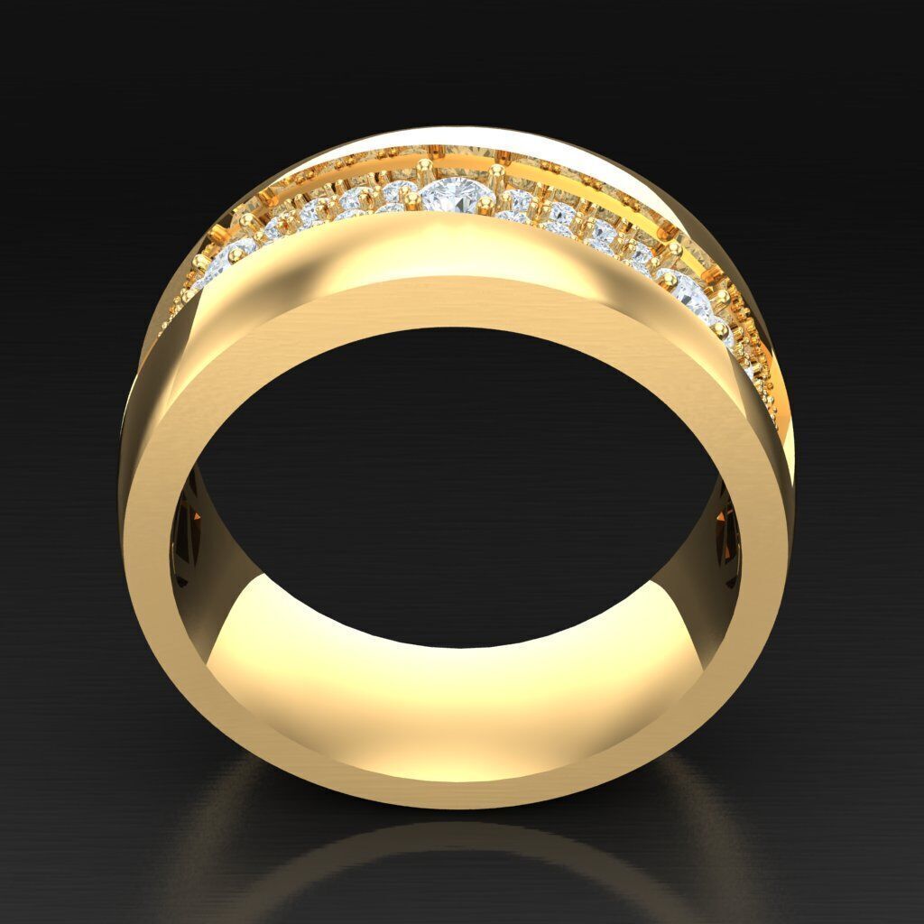 Man Ring New Design 3MR061 3D model_3
