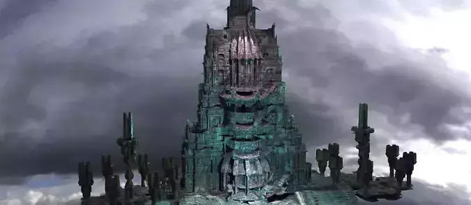 Steampunk Subnautical Realm city 