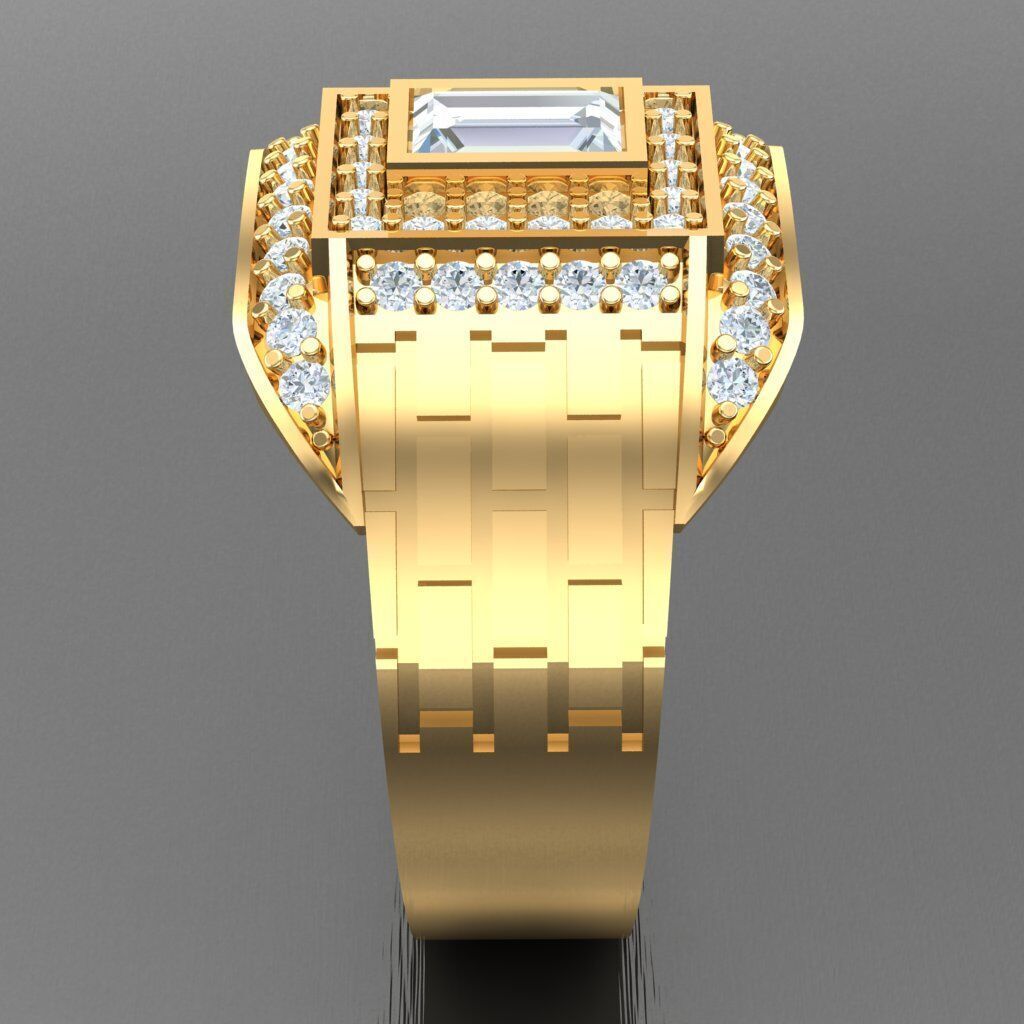 Man Ring New Design 3MR060 3D model_11
