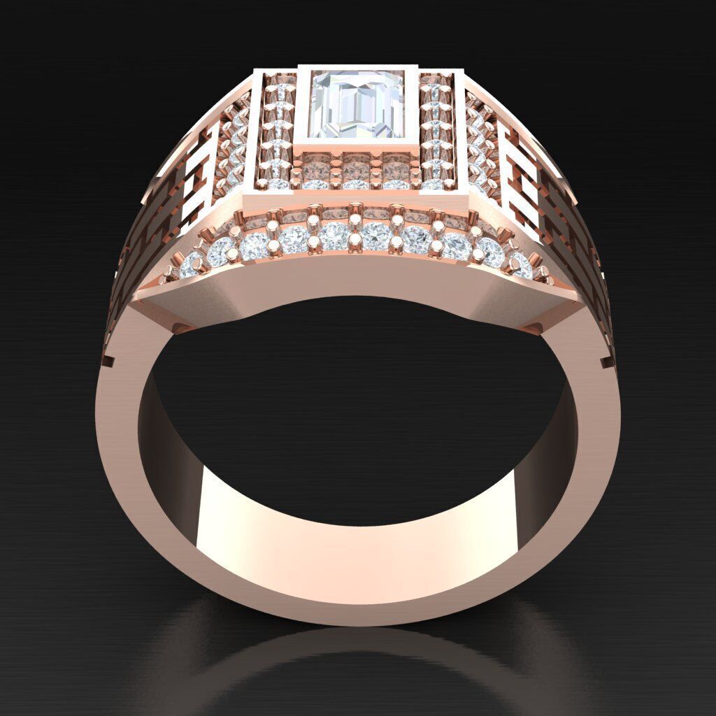Man Ring New Design 3MR060 3D model_2