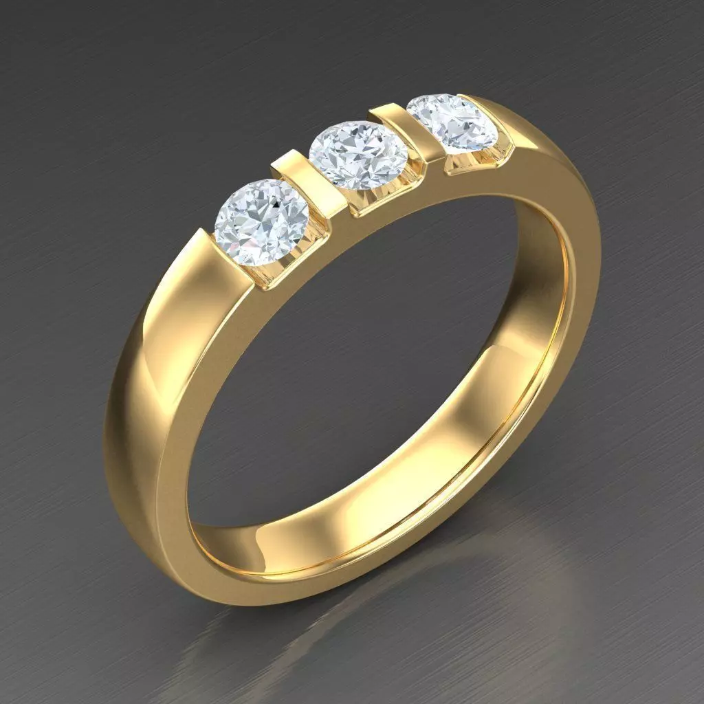 Man Ring New Design 3MR055 3D print model_0