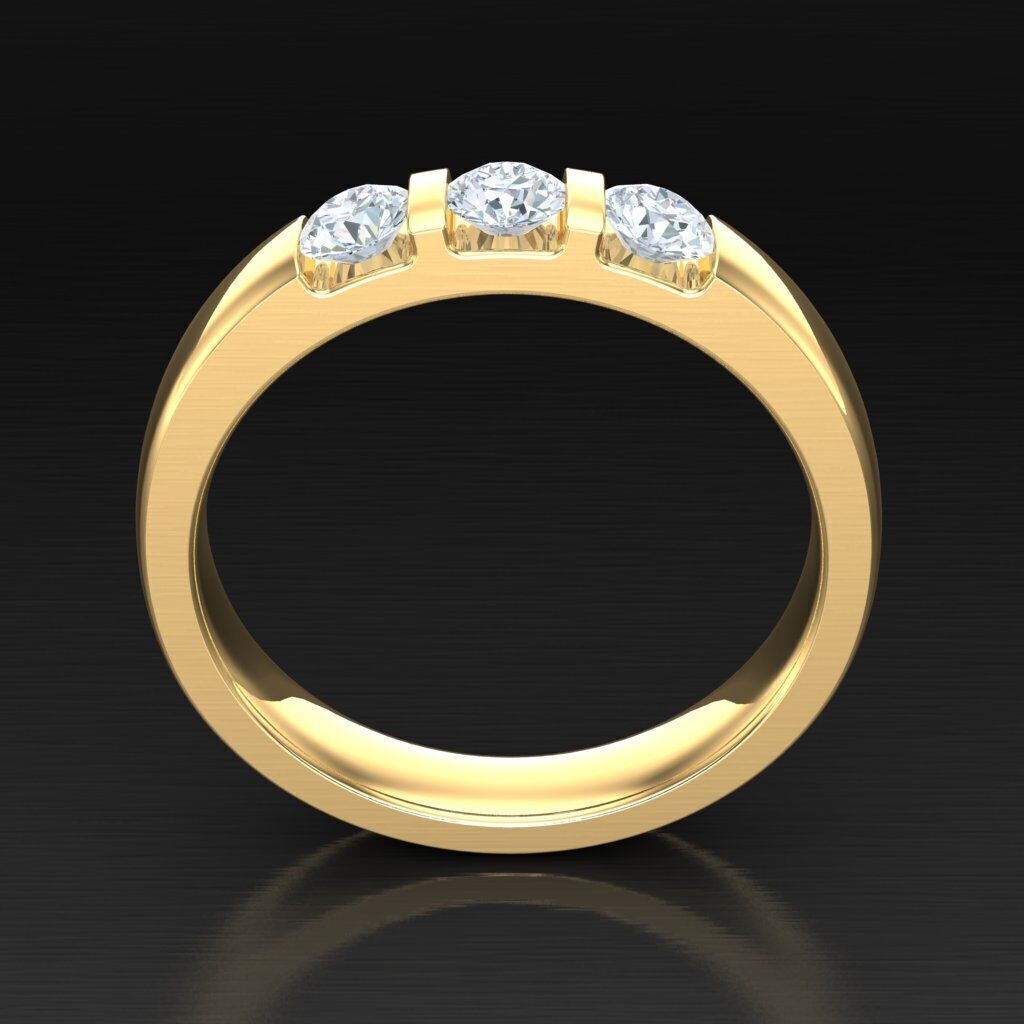 Man Ring New Design 3MR055 3D print model_3