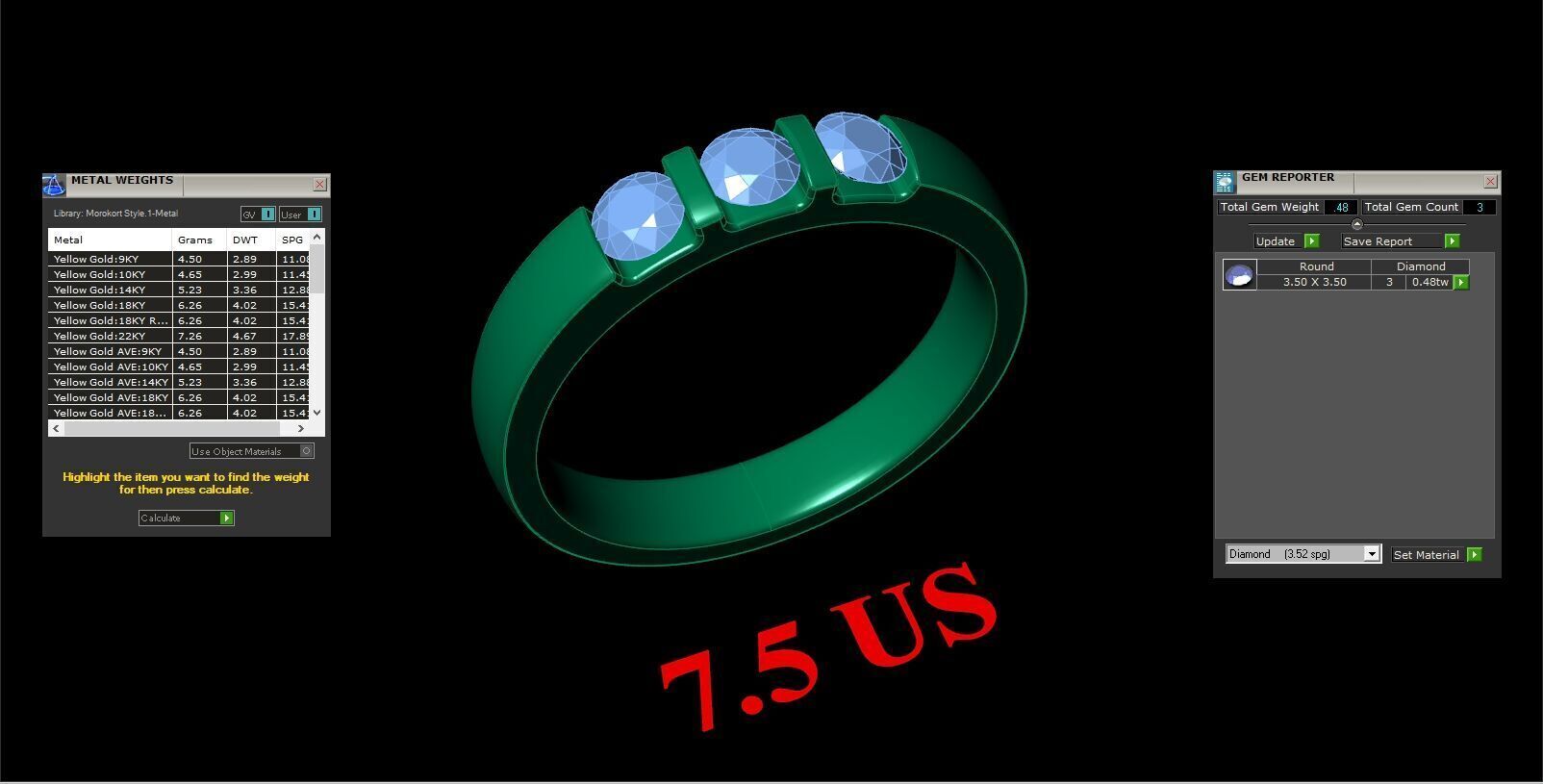 Man Ring New Design 3MR055 3D print model_12