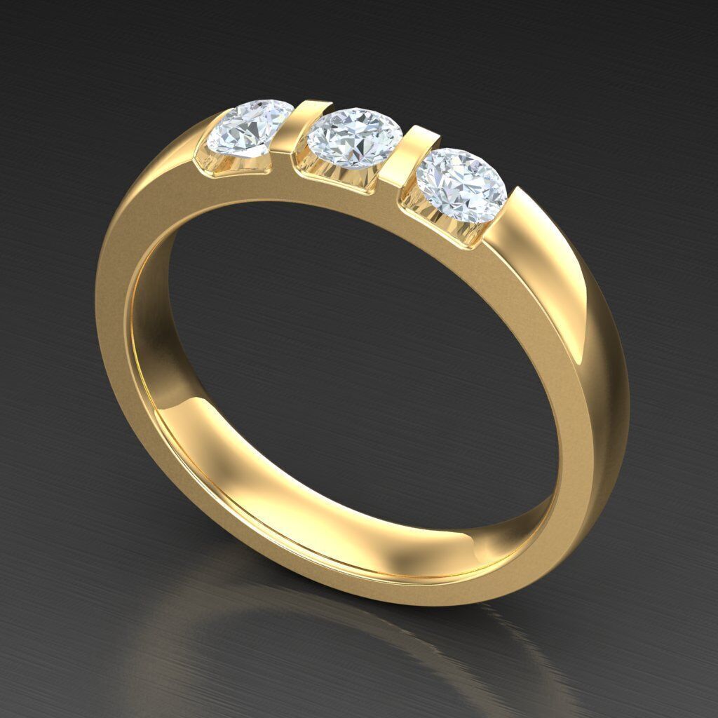 Man Ring New Design 3MR055 3D print model_5