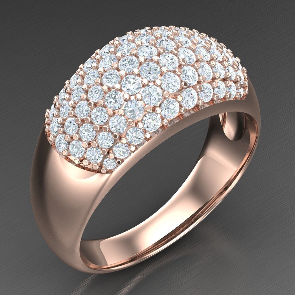 Man Ring New Design 3MR053 3D model_1