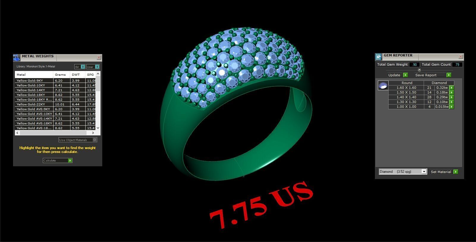 Man Ring New Design 3MR053 3D model_12