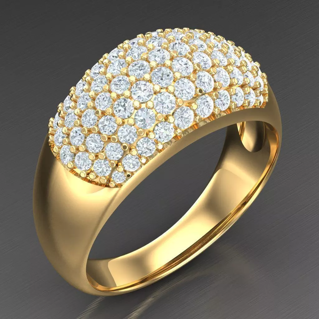 Man Ring New Design 3MR053 3D model_0