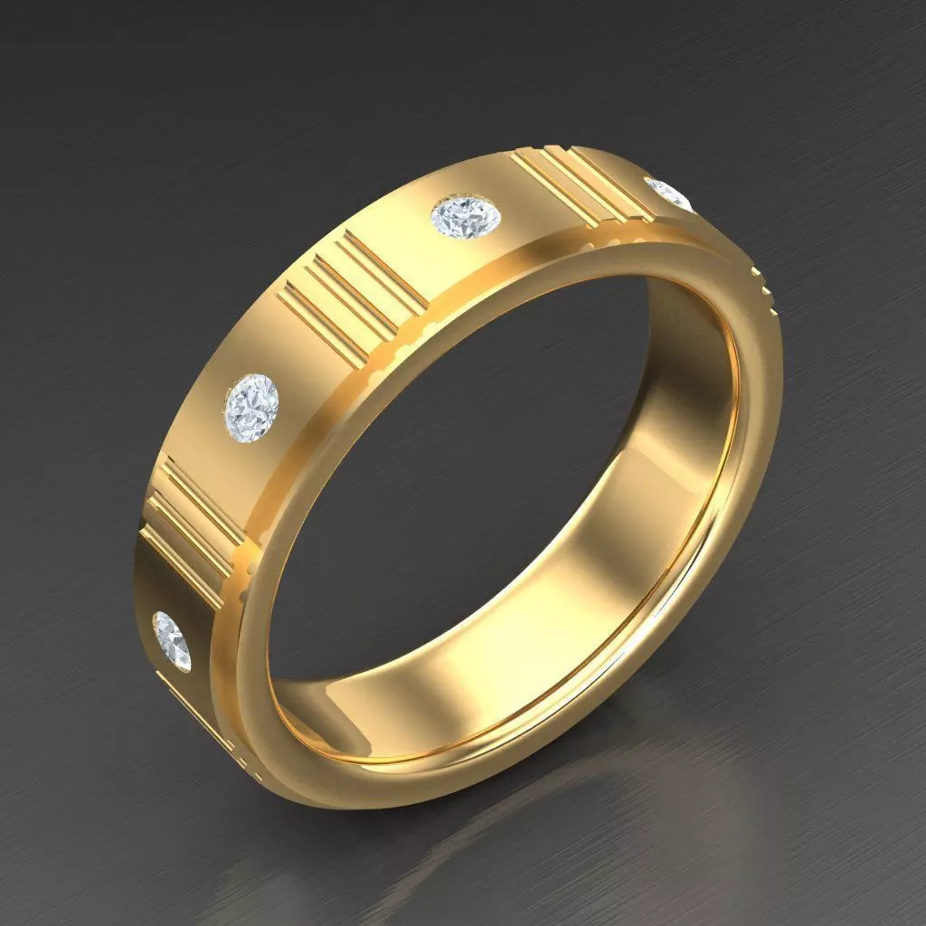 Man Ring New Design 3MR051 3D model_0