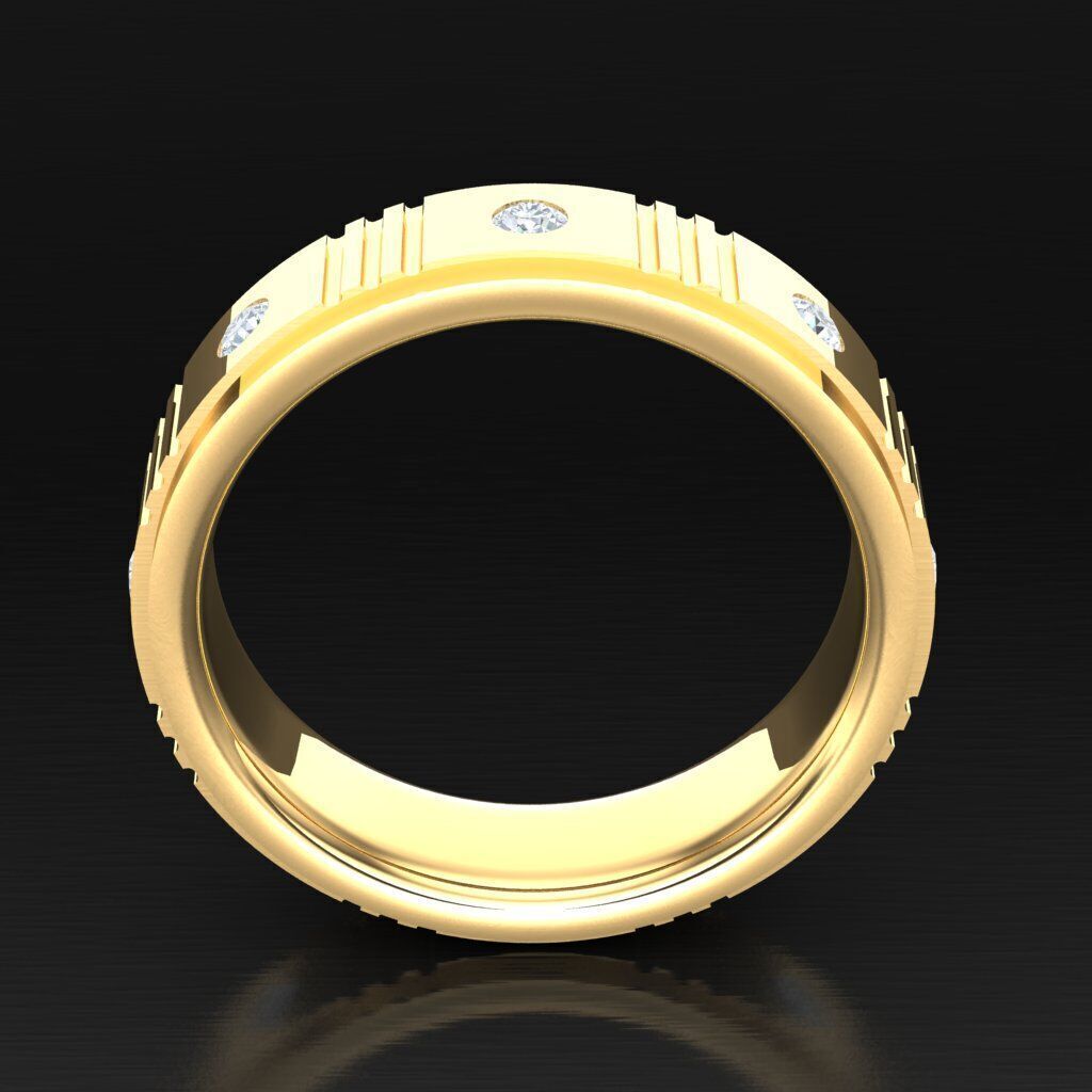 Man Ring New Design 3MR051 3D model_3