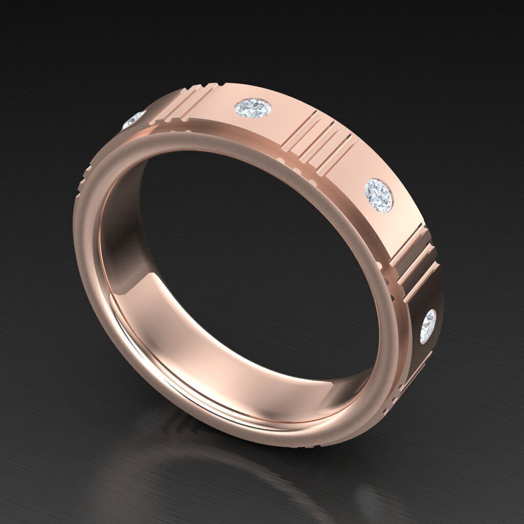 Man Ring New Design 3MR051 3D model_4